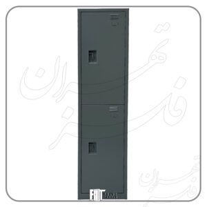 کمد فلزی دو رنگ دو در قفل گلن گدنی